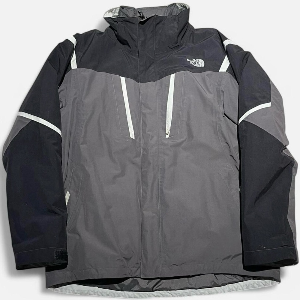 The North Face Men’s Ski/Snowboard Jacket - Black & Gray - Size Large